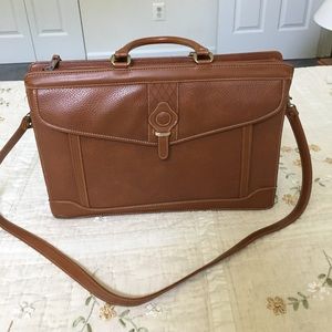 Briefcase style purse.